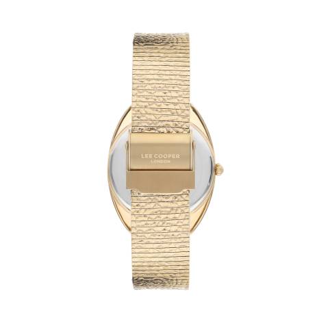 LEE COOPER-Women's Yellow Gold 33mm  watch w/White Dial