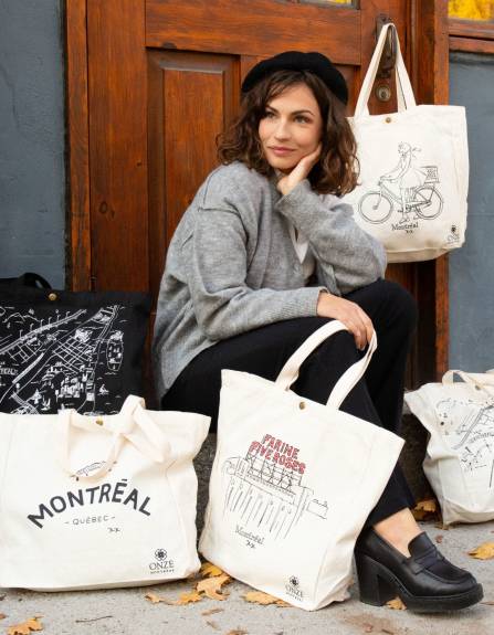 Annick - La Métropolitaine Montreal Canvas Tote Bag