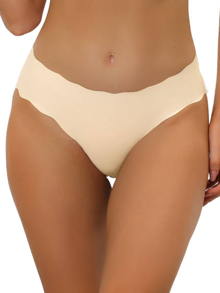 Allegra K- Unlined Panties Stretch Invisible Brief