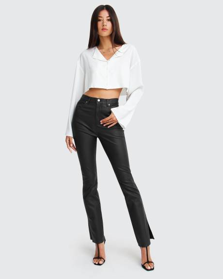 Belle & Bloom Take Me Out Pleather Pant