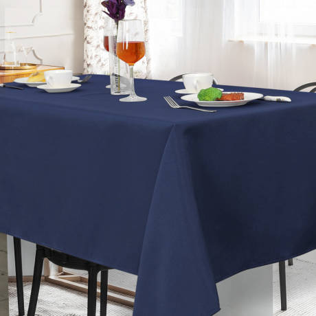 PiccoCasa- couverture de Table ridée Rectangle 60x104 pouces