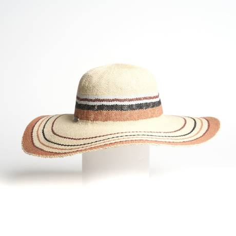 Canadian Hat 1918 - Caelia-Floppy Hat With Stripes