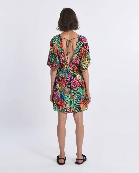 MOLLY BRACKEN - Ladies V-Neck Printed Dress