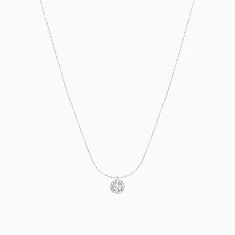 Bearfruit Jewelry - Blake Circle Pave Crystal Necklace