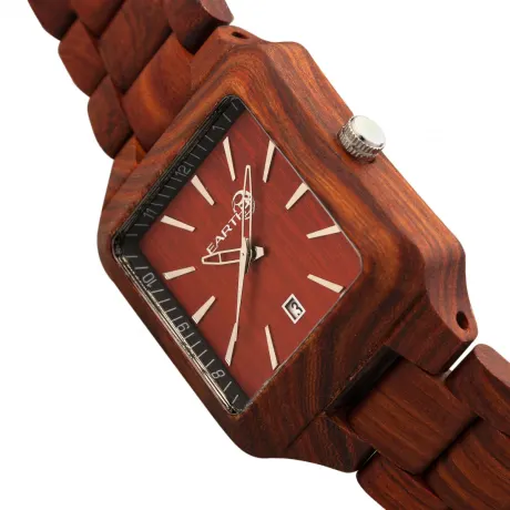 Earth Wood - Montre bracelet Arapaho avec date - Kaki/Tan