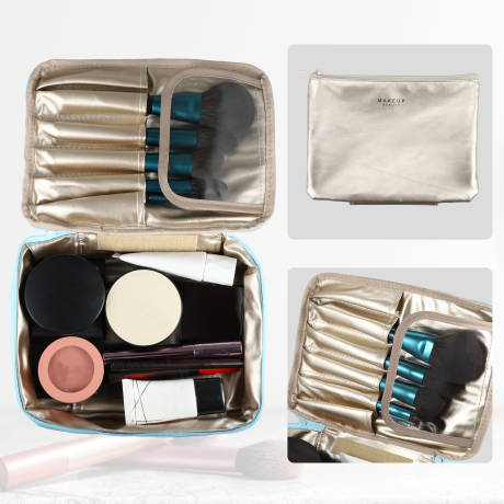Unique Bargains- Travel Makeup Bag Brush Organizer Case