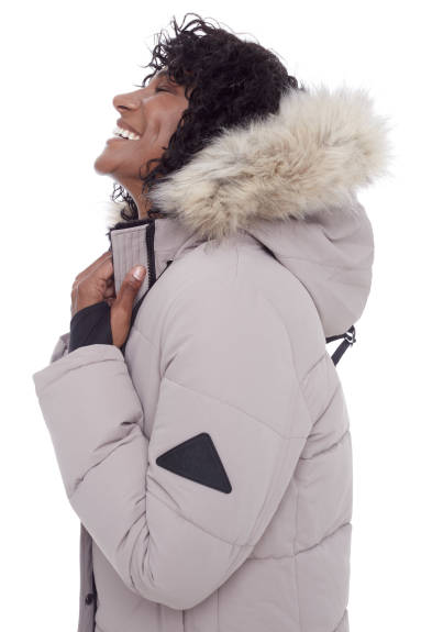 Alpine North Women's - AULAVIK | Vegan Down Recycled Mid-length Hooded Parka Coat