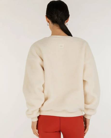 Rebody - Teddy Sherpa Sweatshirt Micro-Fleece Lined