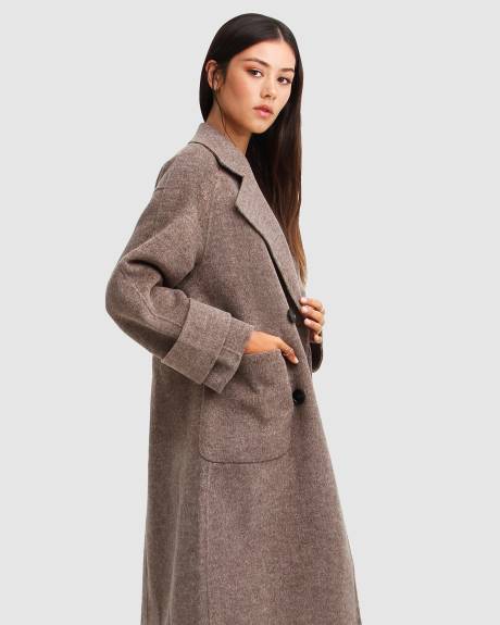 Belle & Bloom Rumour Has It Oversized Wool Blend Coat