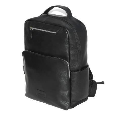 Club Rochelier Leather Dual Front Organizer Backpack