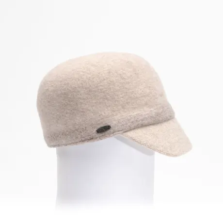 Canadian Hat 1918 - Casey - Casquette En Laine Avec Bande Contrastante