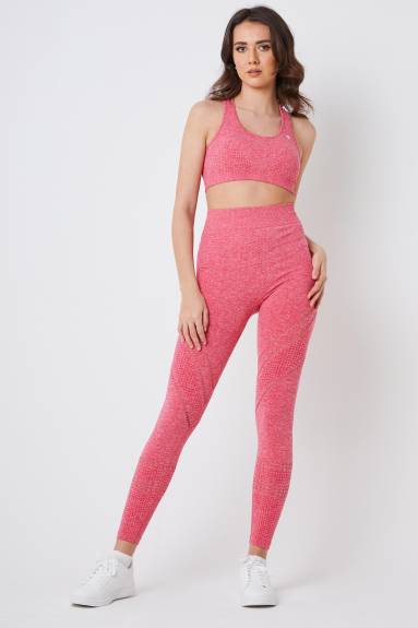 Twill Active Leggings sans couture Marl Coupe Laser
