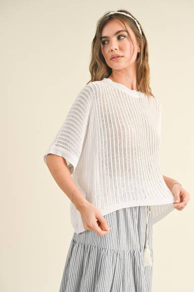 Evercado - Haut léger tricoté ample