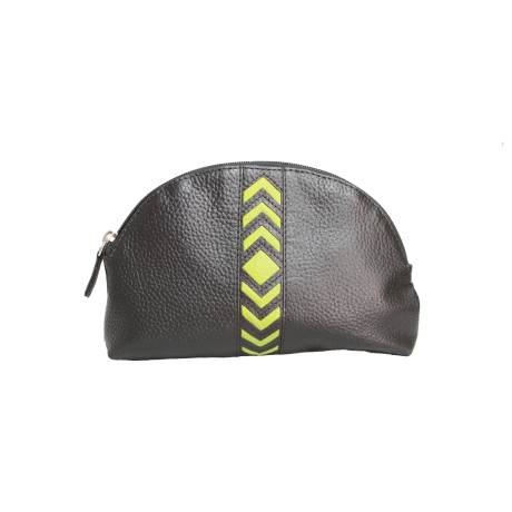 Eastern Counties Leather - Womens/Ladies Becky Chevron Detail Make Up Bag