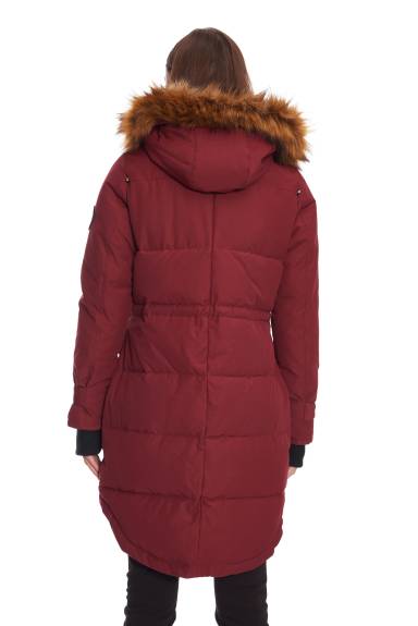 Alpine North - UKON | Parka d’hiver femme recyclée duvet végan à cordons ajustables