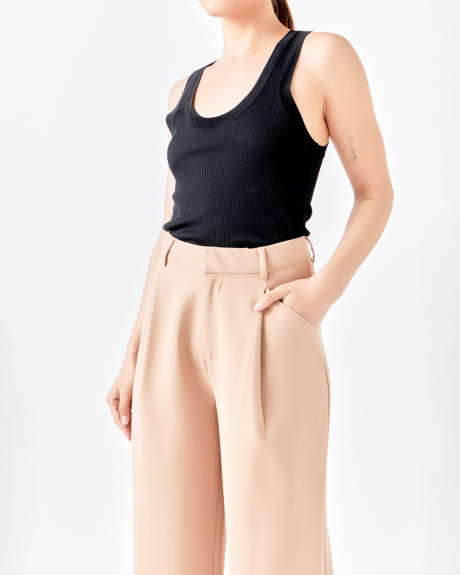 endless rose- High-Waisted Suit Trousers