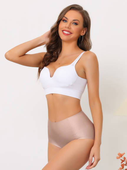 Allegra K- Women's Tummy Control High-Waisted Underwear Brief