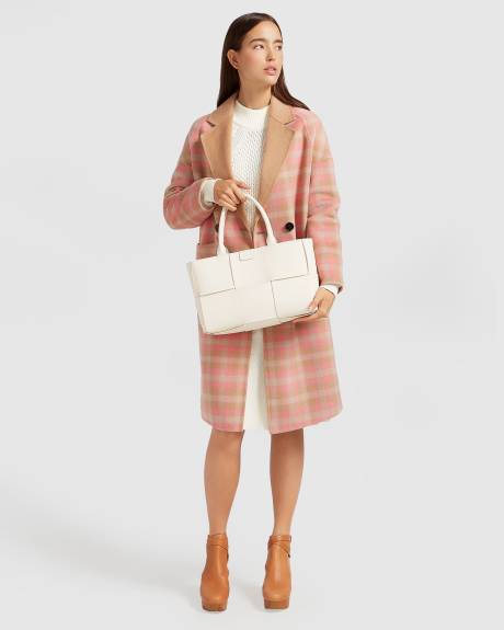 Belle & Bloom Publisher manteau à double boutonnage en laine mélangée