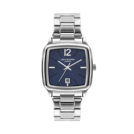 LEE COOPER-Women's Silver 30mm  watch w/Blue Dial