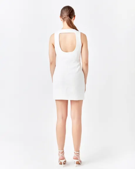endless rose- Structured Mini Dress