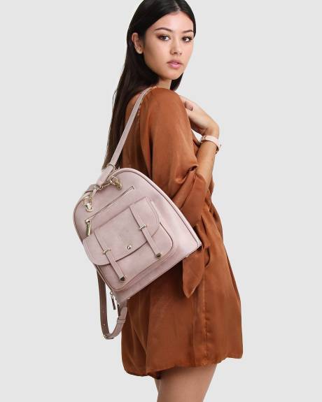 Belle & Bloom 5th Ave Leather Backpack