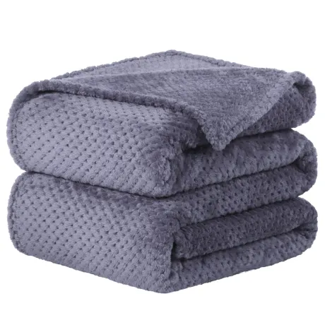 PiccoCasa- Flannel Fleece Bed Blankets (60"x78")