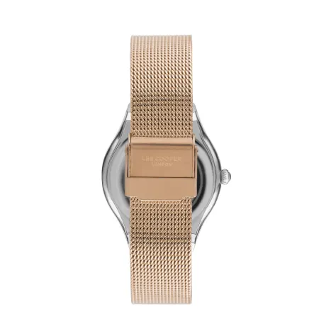 LEE COOPER-Women's Silver 33.5mm  watch w/Silver Dial
