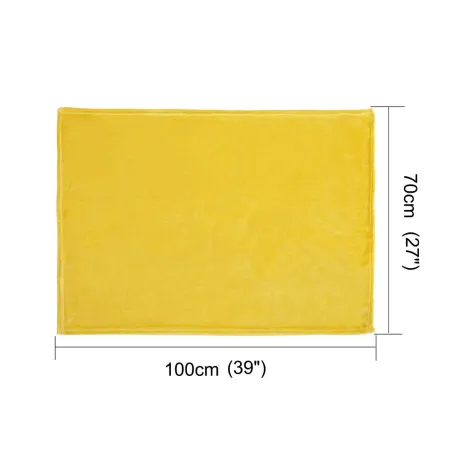 PiccoCasa- couverture de lit en microfibre en mollet flanelle 27x40 pouces