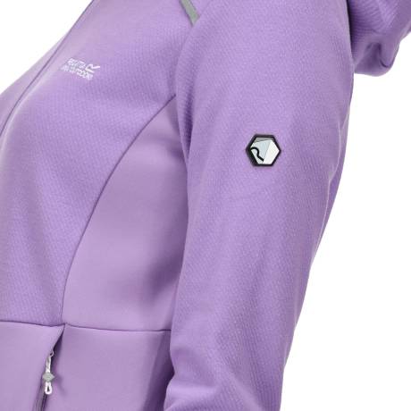 Regatta - Womens/Ladies Textured Fleece Full Zip Hoodie