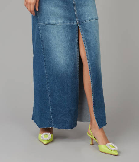 Lola Jeans MADLYN-TLT - Jupe longue taille haute