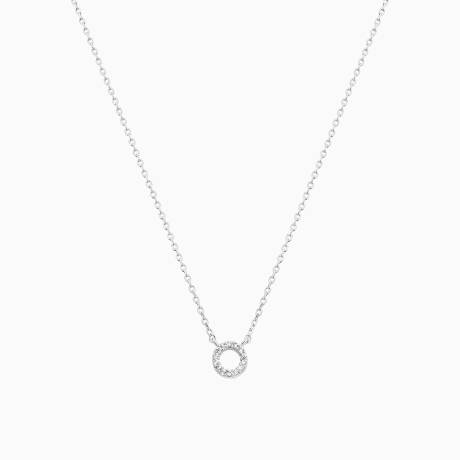 Bearfruit Jewelry - Collier initial en cristal - Lettre O