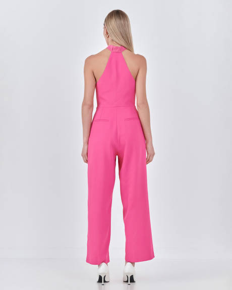endless rose- Front Tie Strapless Jumpsuit