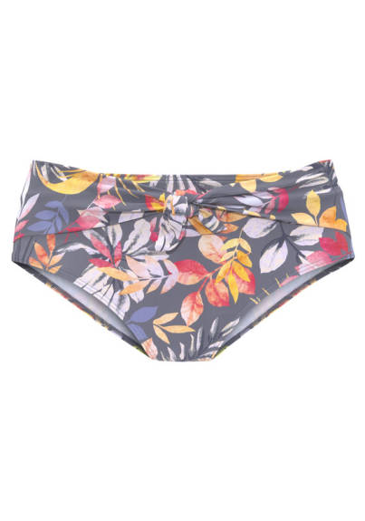 Lascana-High Waist Floral Bikini Bottom