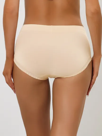 Allegra K- Mid-Rise Underwear Mesh Brief Set