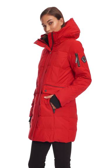 Alpine North Women's - KOOTNEY | Vegan Down Recycled Mid-Length Parka Coat