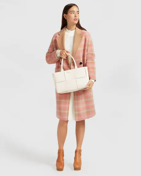 Belle & Bloom Publisher Double  Breasted Wool Blend Coat