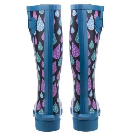 Cotswold - Womens/Ladies Burghley Pull On Patterned Wellington Boots