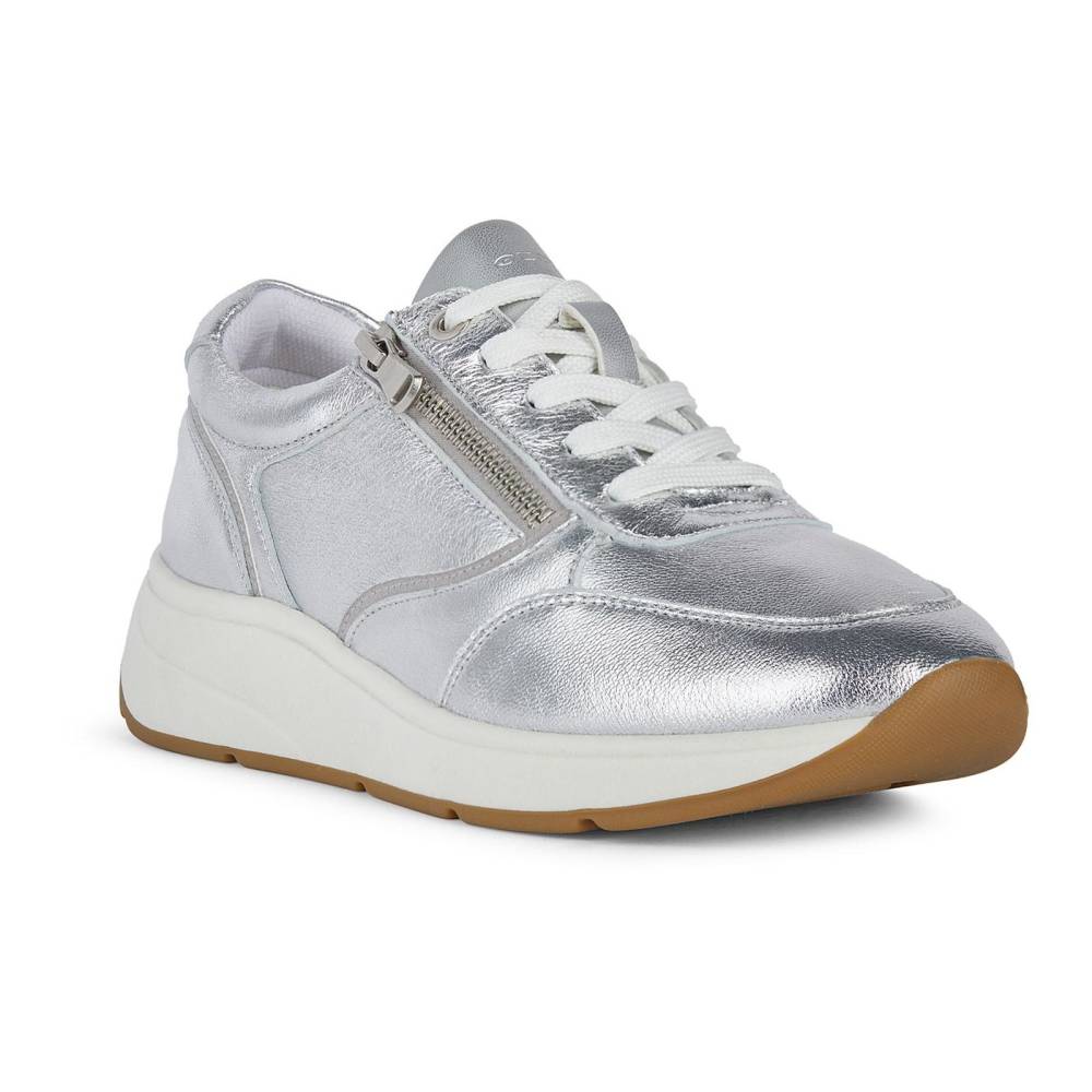 Geox - Womens/Ladies D Cristael E Leather Sneakers