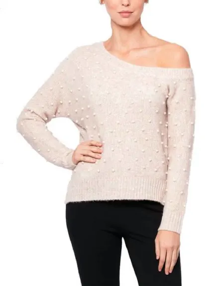 Adalynn One Shoulder Sweater