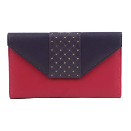Eastern Counties Leather - Donna Contrast Panel Leather Coin Purse