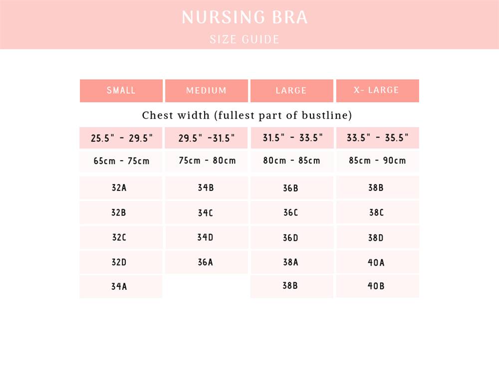 Black Nursing Bra with Dots - Small (32A - 34B)
