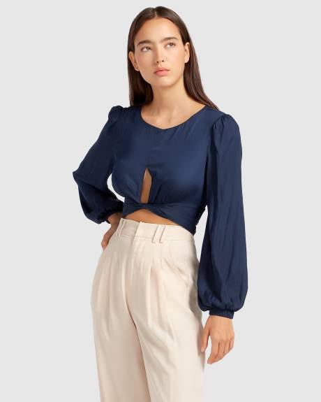 Belle & Bloom No Way Home Cropped Top
