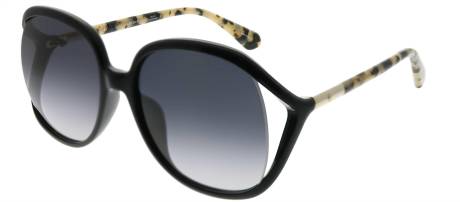 Kate Spade - Mackenna Round Plastic Sunglasses With Grey Gradient Lens