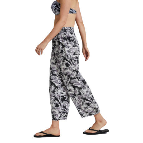 Animal - Womens/Ladies Tassia Leaf Print Recycled Cropped Trousers
