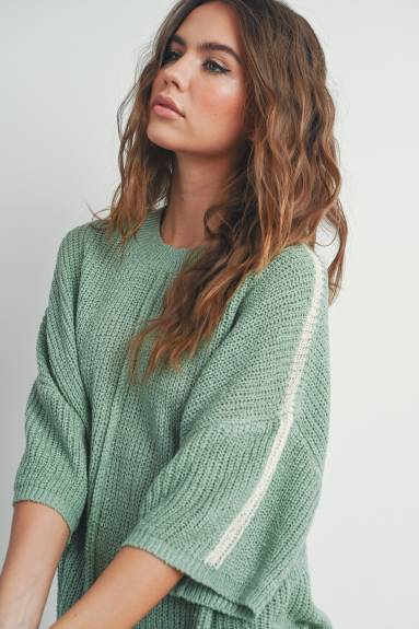 Pull ample en tricot