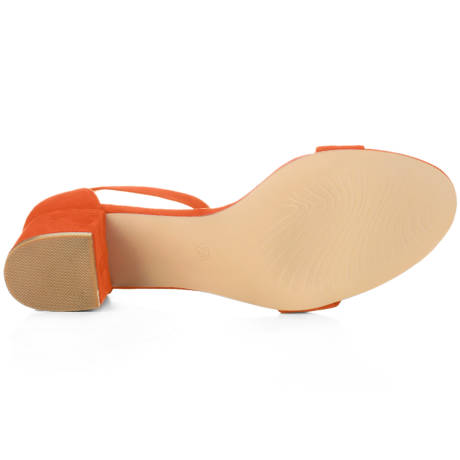 Allegra K - Block Heel Ankle Strap Sandals
