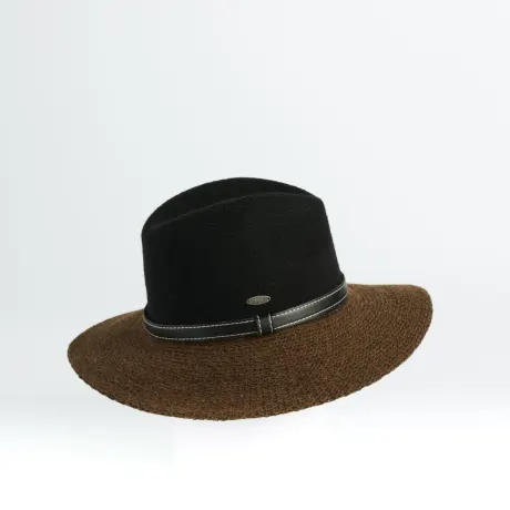 Canadian Hat 1918 - Marshall - Color Blocked Fedora Hat