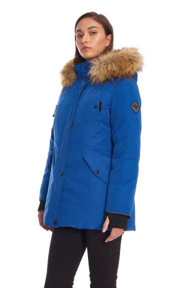 Alpine North - GLACIER | Veste d’hiver type parka femme recyclée duvet végan