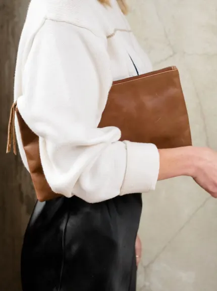 ABLE - Marlow Leather Clutch