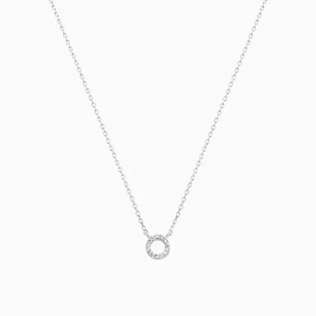 Bearfruit Jewelry - Collier initial en cristal - Lettre O